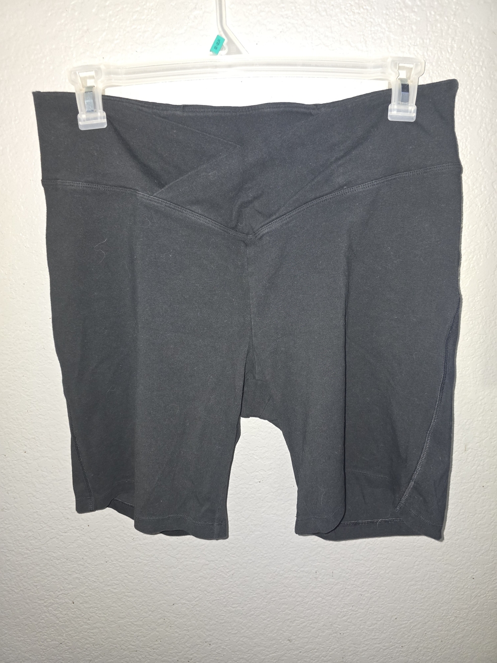 PINK Victoria's Secret Black V-Waist Bike Shorts